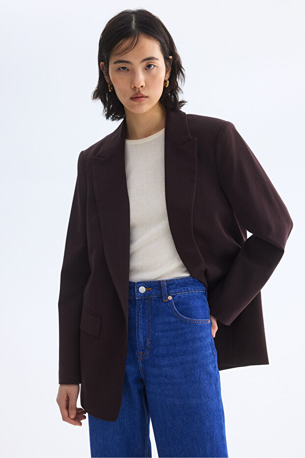Lyocell Karışımlı Blazer - 1