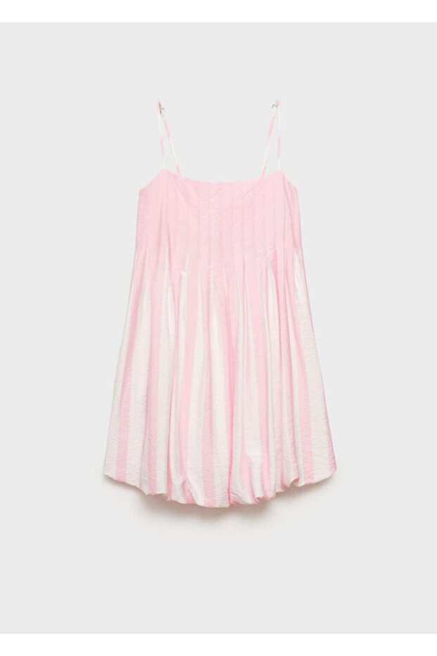 Desenli askılı bluz - 3