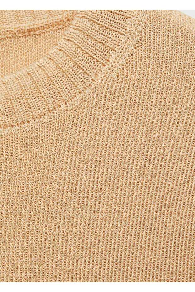 Kısa kollu crop kazak - 7