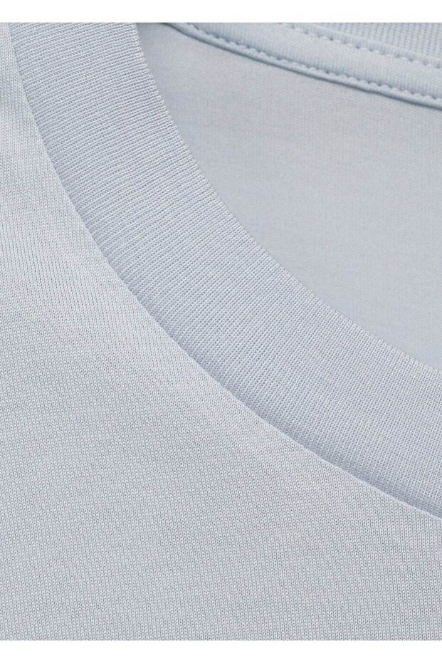 Regular kesim %100 pamuklu tişört - 8