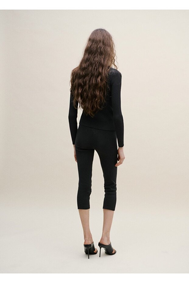 Triko kapri pantolon - 4