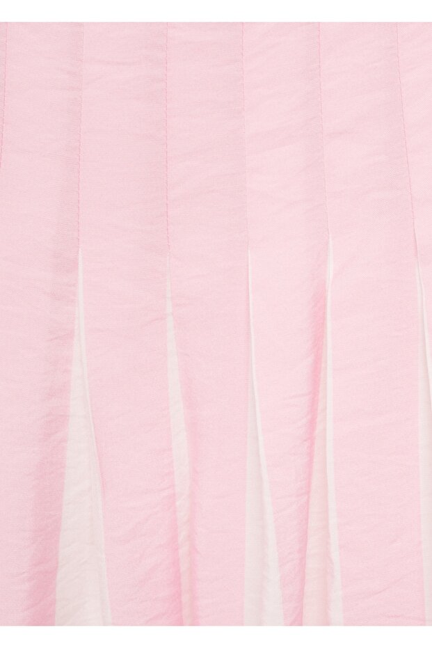 Desenli askılı bluz - 7