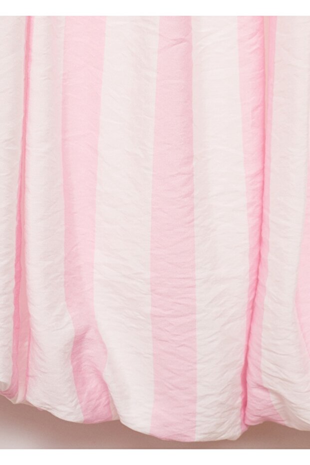 Desenli askılı bluz - 5