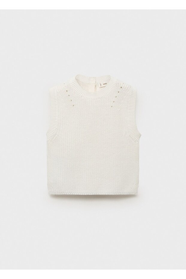 Pamuklu triko yelek - 3