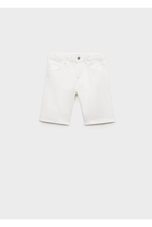 Denim bermuda şort - 1