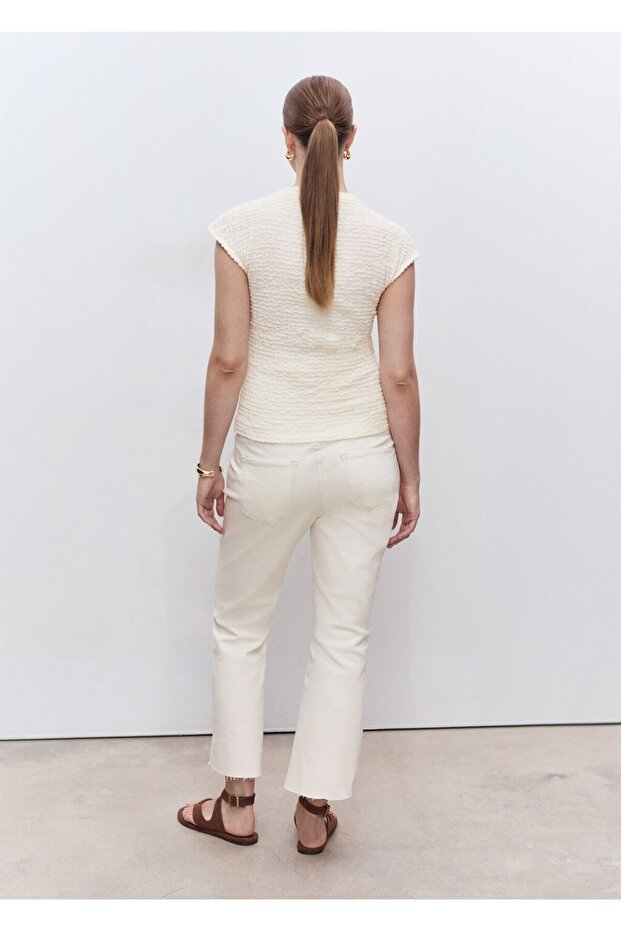 Krep pamuklu top - 4