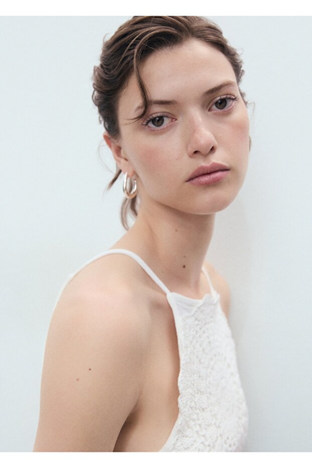 Tığ aplikeli bluz - 6