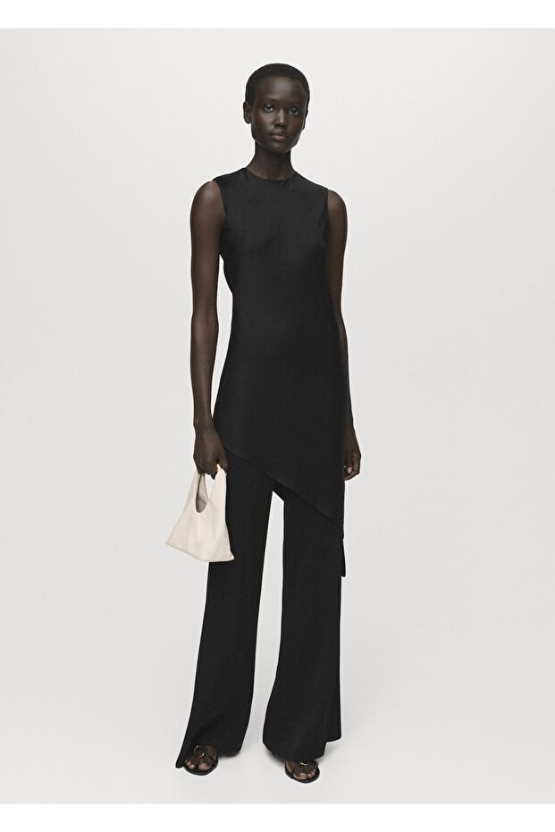 Uzun flare pantolon - 2