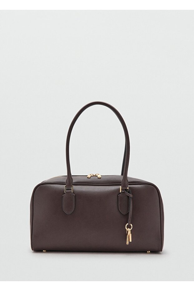 Deri görünümlü bowling çanta - 3