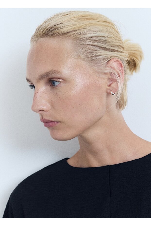 Kısa kollu peplum bluz - 6