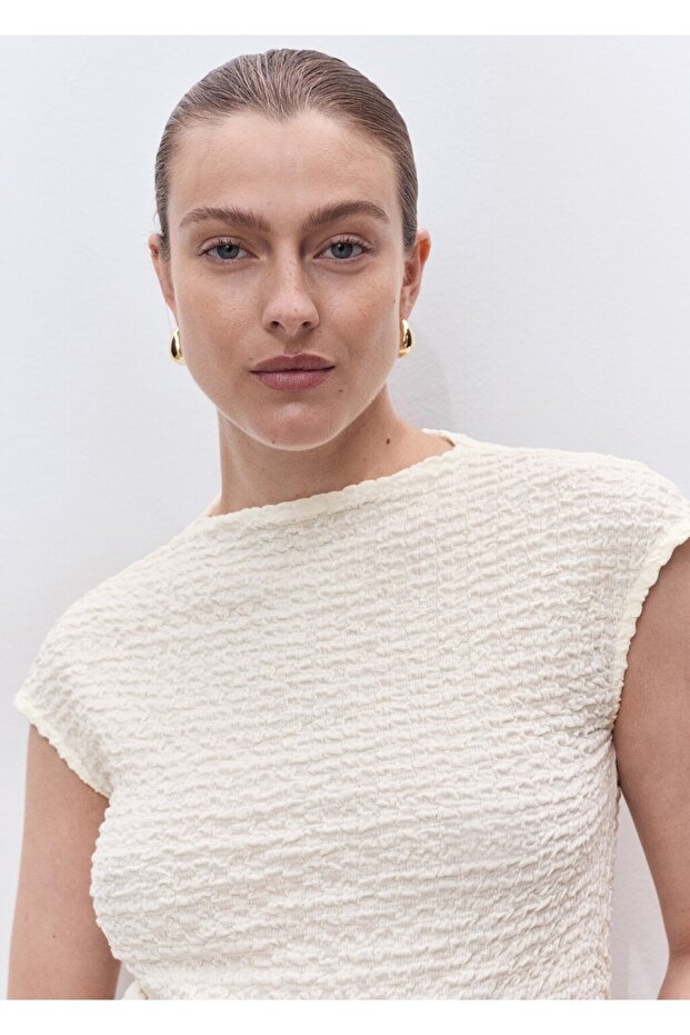 Krep pamuklu top - 6