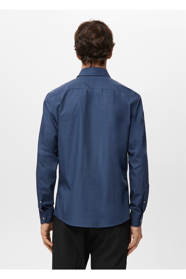 Regular fit %100 pamuklu gömlek - 4