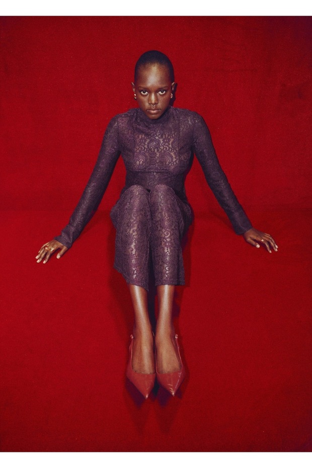 Dantel fularlı gömlek - 6