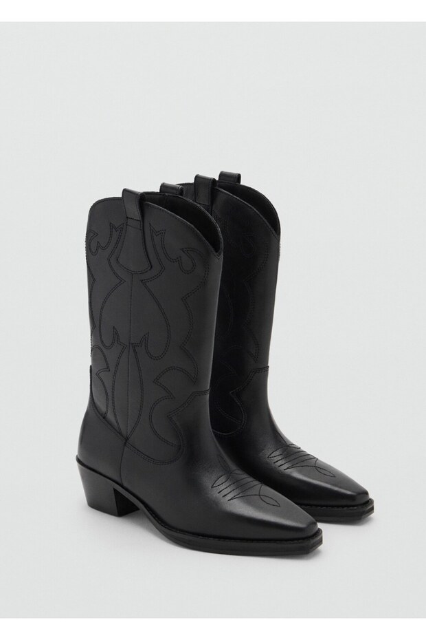 Kovboy tarz deri bot - 1