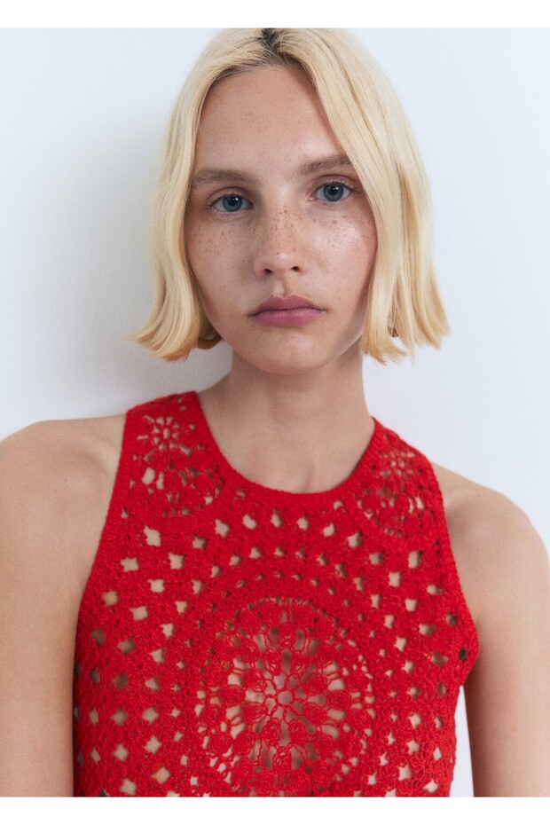 Kroşe triko bluz - 6