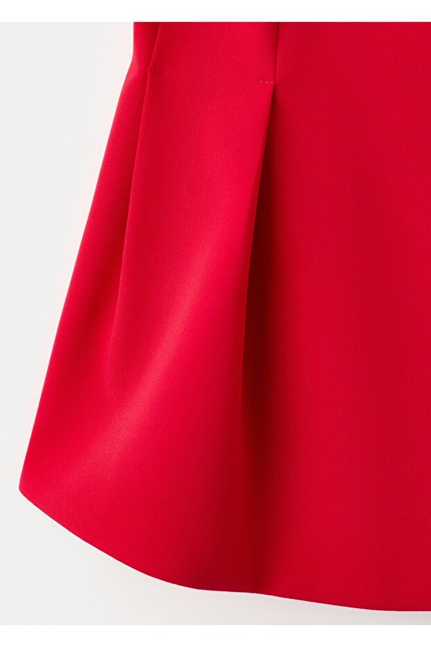 Halter yaka peplum bluz - 5