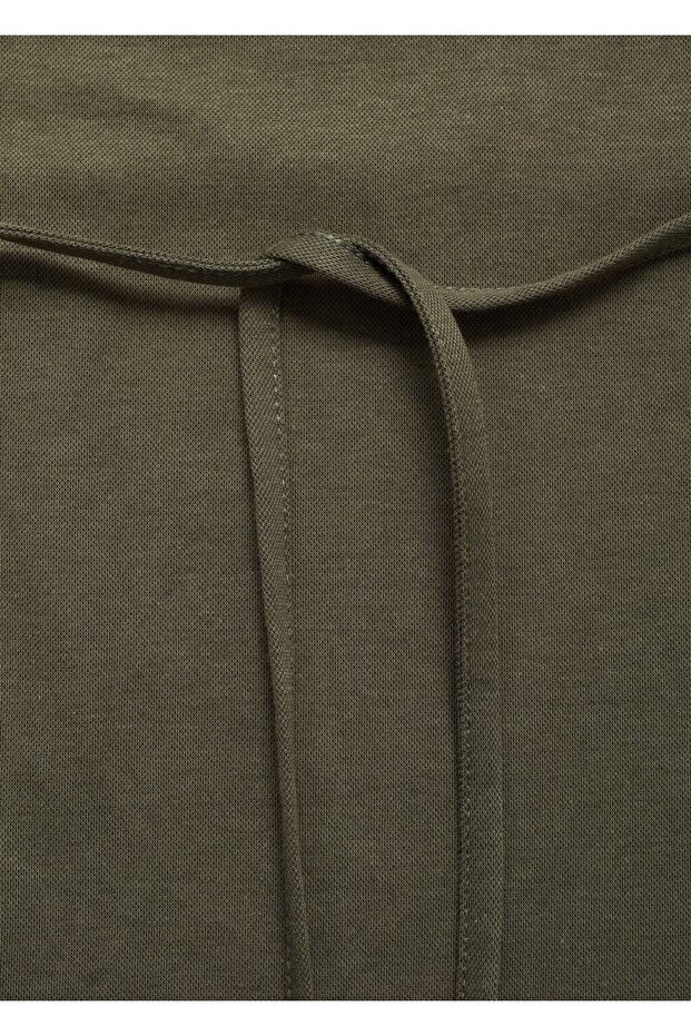 Baumwollbluse mit Bindebanddetail an der Taille - 8