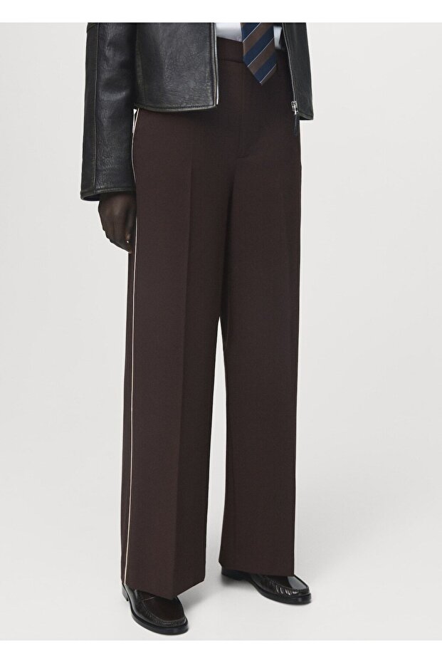 Yandan çizgili pantolon - 1