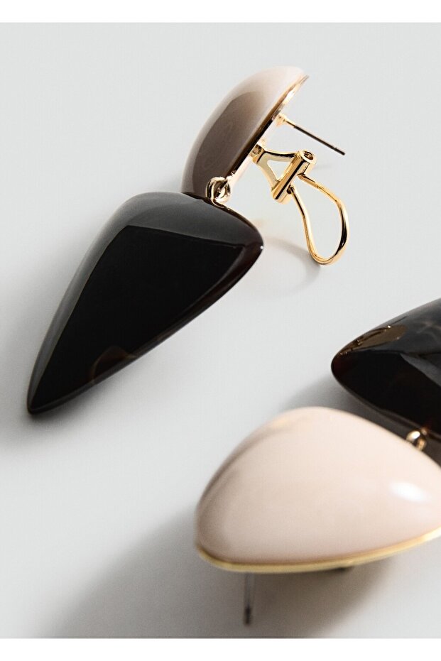 Reçine uçlu küpe - 1