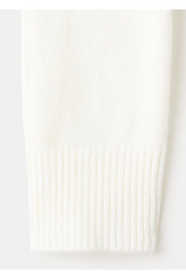 Fularlı triko kazak - 6