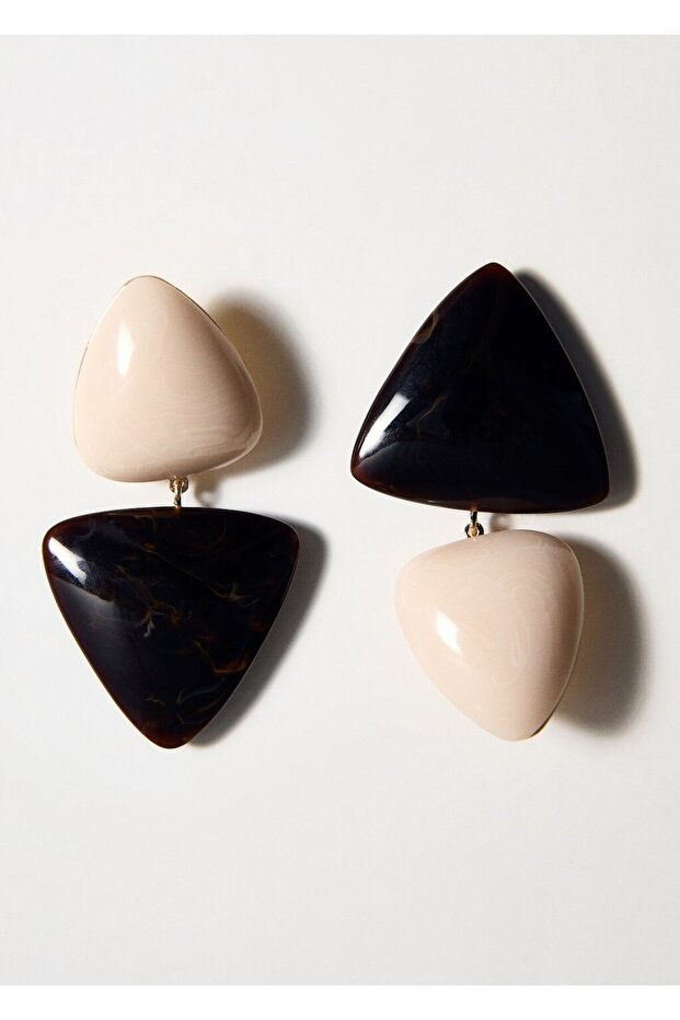 Reçine uçlu küpe - 4