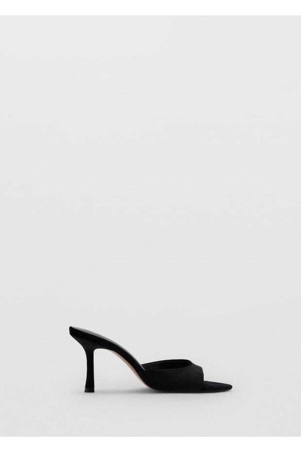 Topuklu kadife sandalet - 2