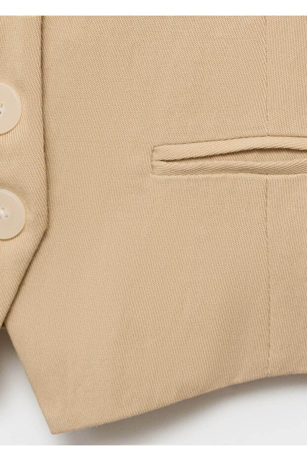 Lyocell kumaş yelek - 5