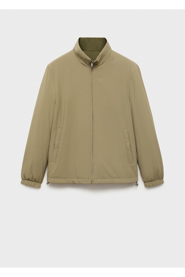 Çift taraflı su itici kapitone ceket - 3