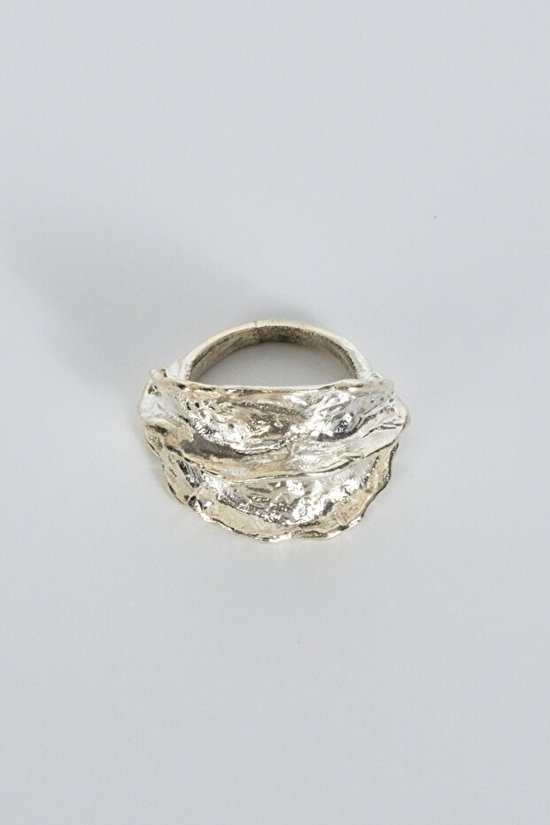 خاتم فضي غير منتظم - 3