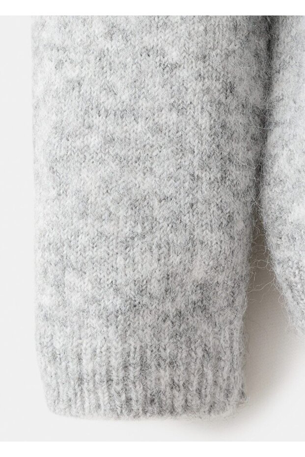 Jakarlı örgü kazak - 5