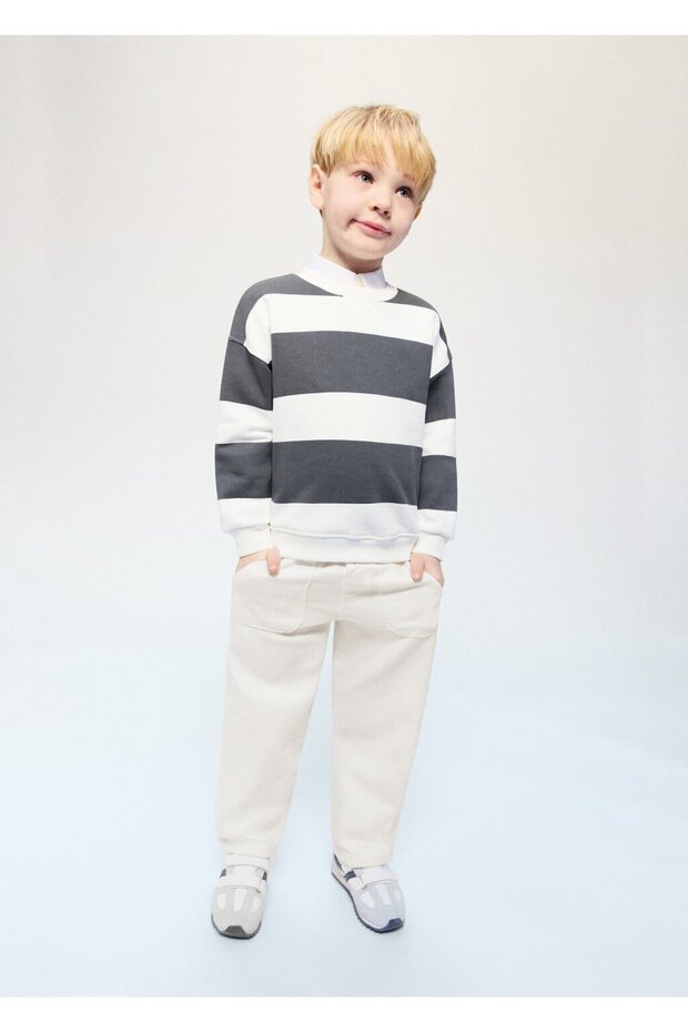 Beli elastik düz jean - 1