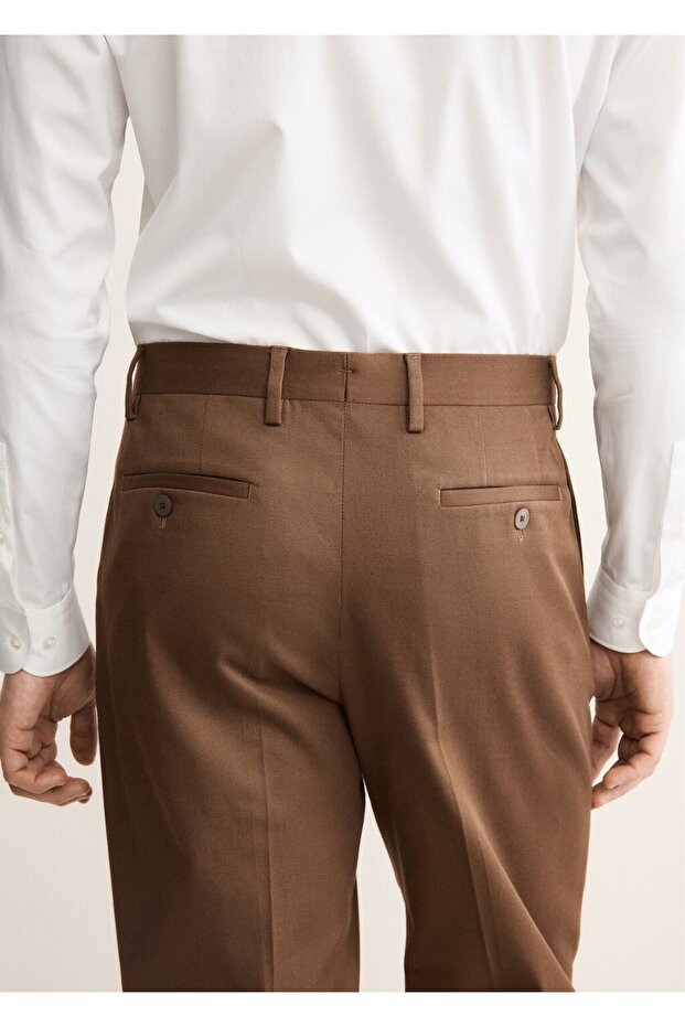 Regular fit pamuklu pantolon - 8