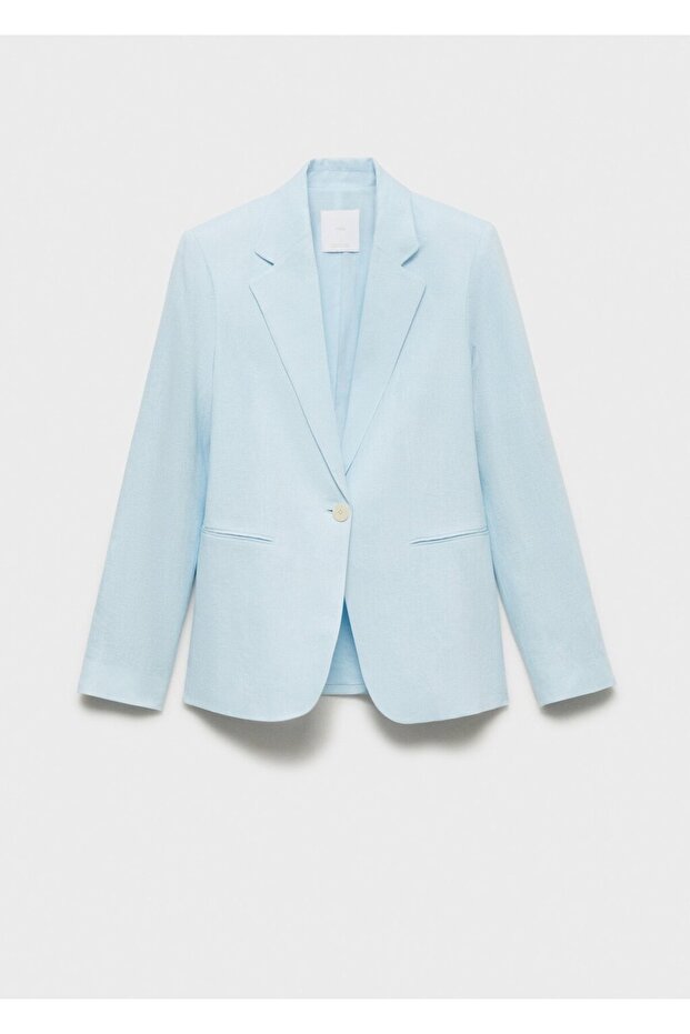 Keten blazer ceket - 3