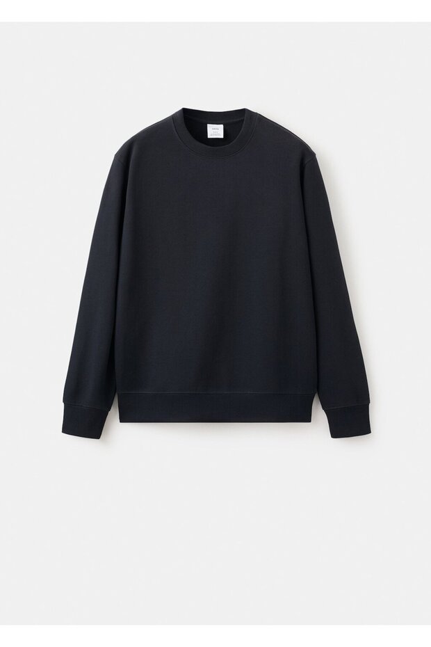 Regular kesim %100 pamuklu sweatshirt - 3