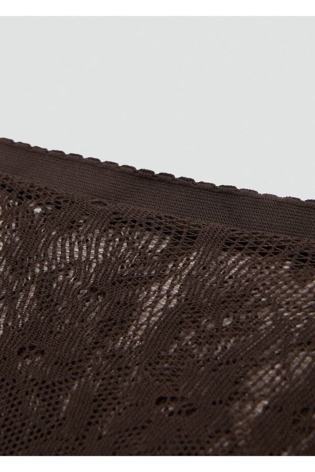 Dantel çiçekli çorap - 4