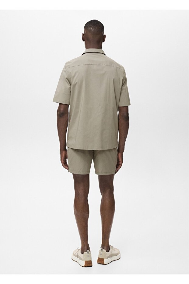 Cepli ve bowling yaka gömlek - 4