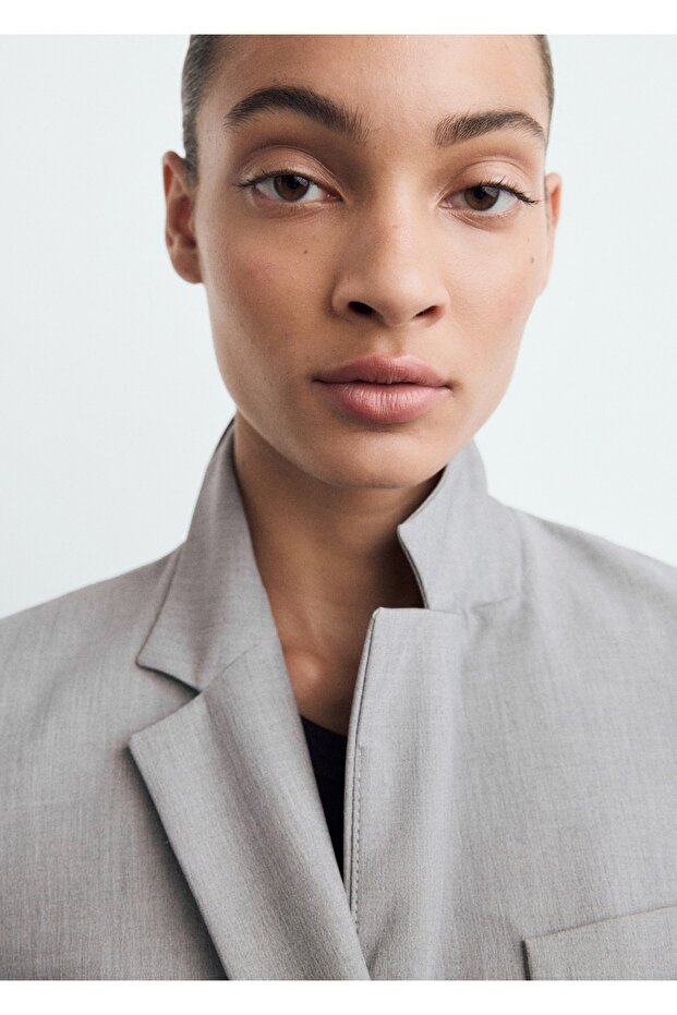 Bedene oturan blazer ceket - 6