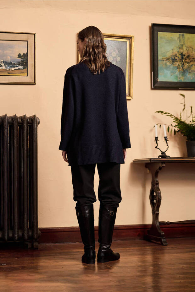 LACİVERT SOFT KAZAK - 2