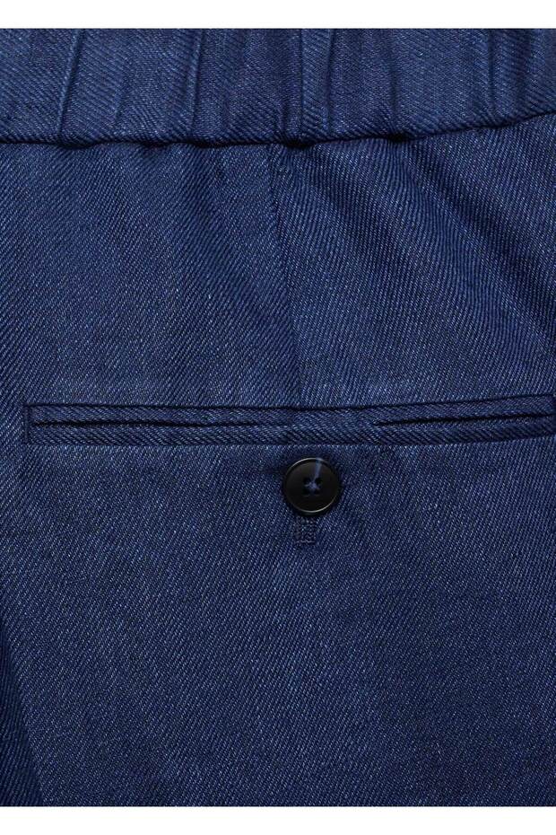 Salerno %100 Keten Slim Fit Takım Pantolonu - 5
