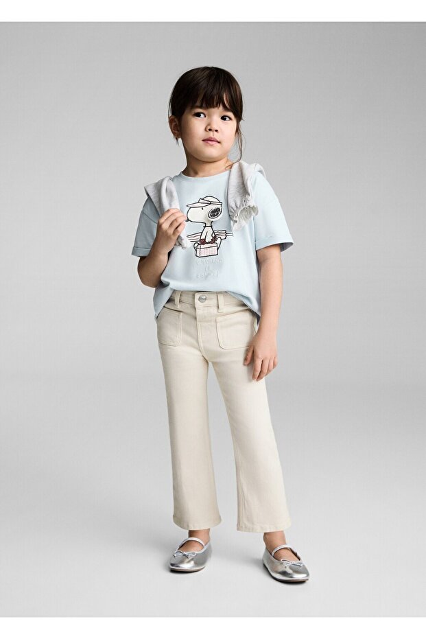 Snoopy baskılı tişört - 2