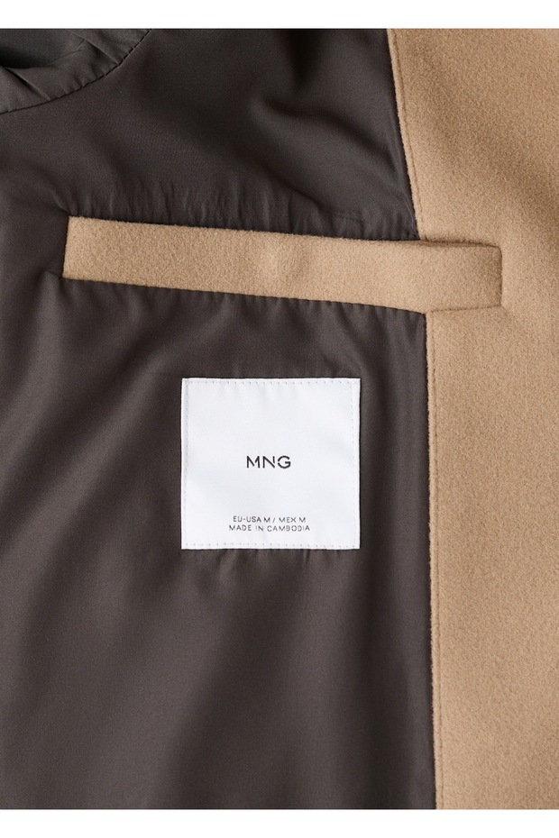 Kapüşonlu kumaş ceket - 5