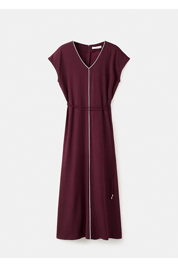 Kemer detaylı elbise - 3