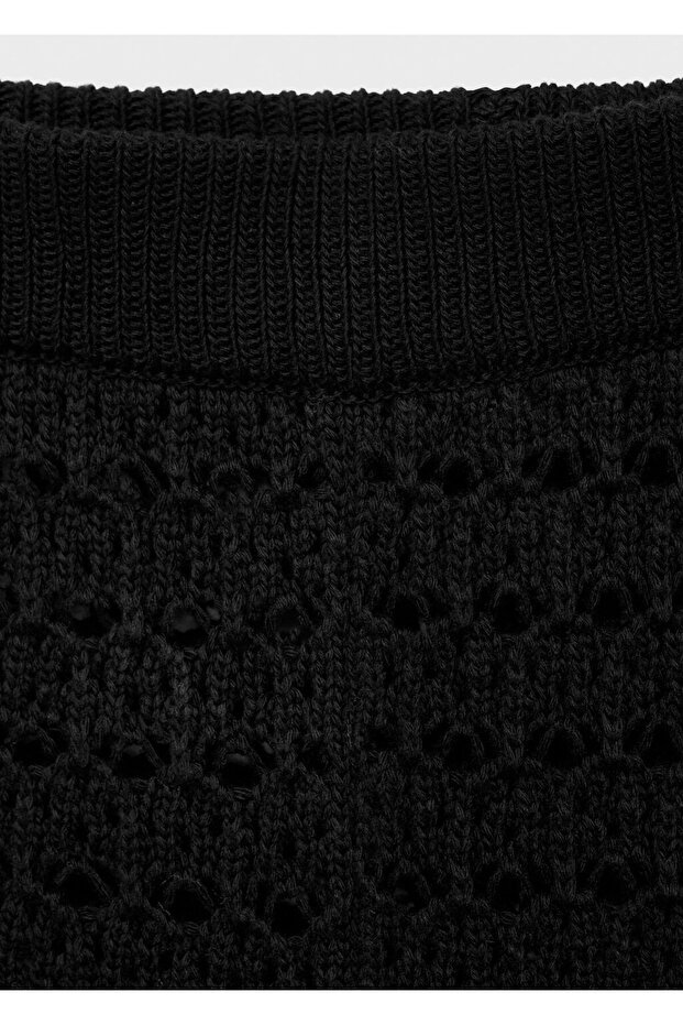 Kalın triko şort - 8