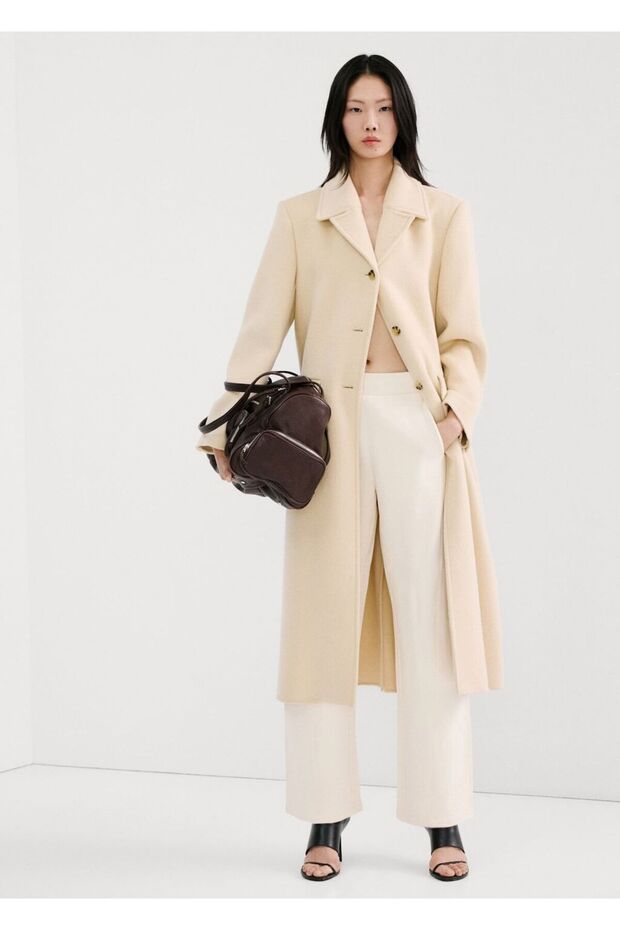 Beli elastik pamuklu pantolon - 2