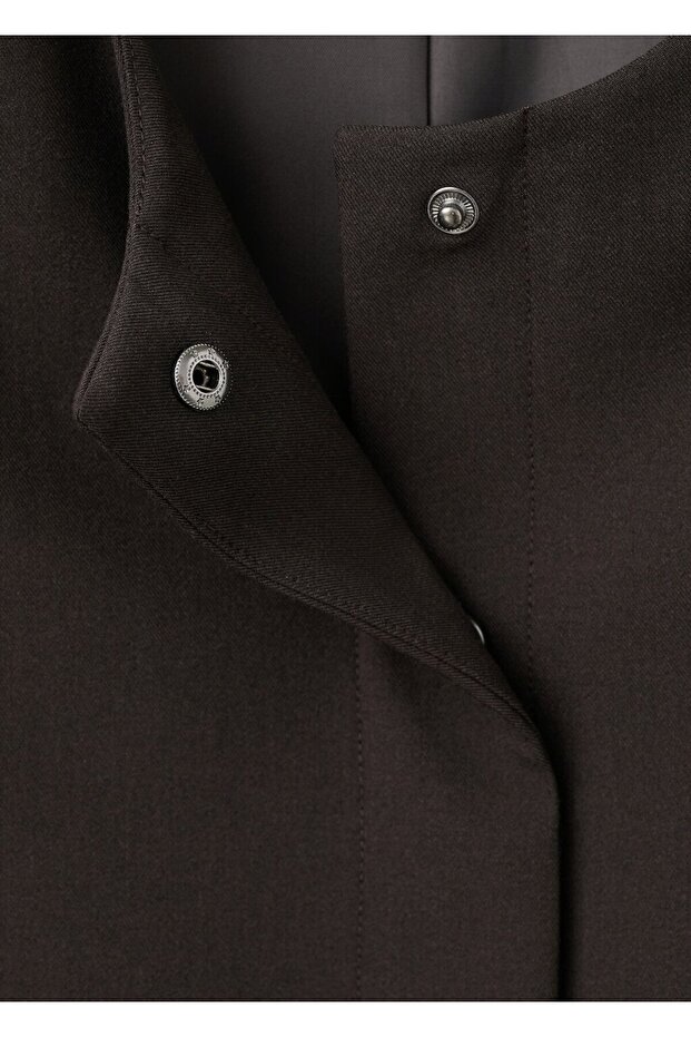 Yün karışımlı crop bluz - 8