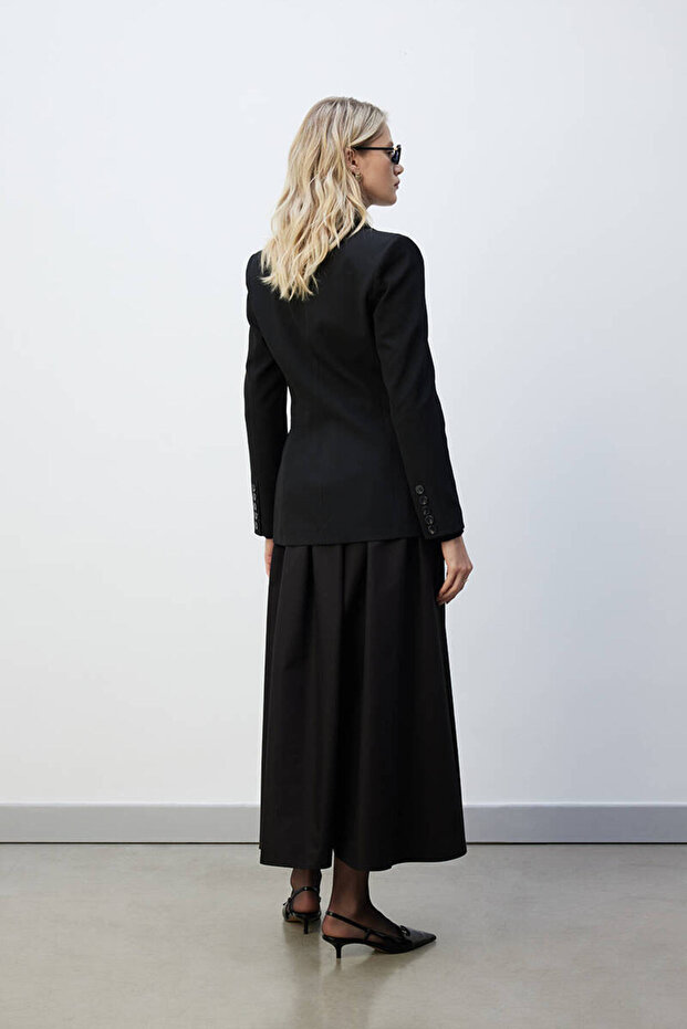 SİYAH ÇOK DÜĞMELİ BLAZER - 8