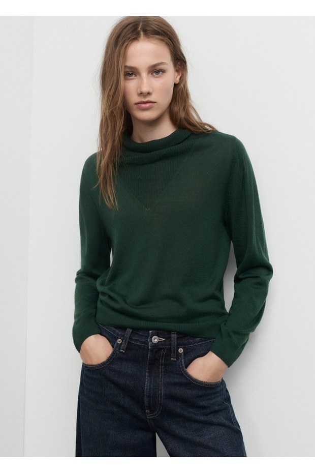 Drape yaka triko kazak - 1