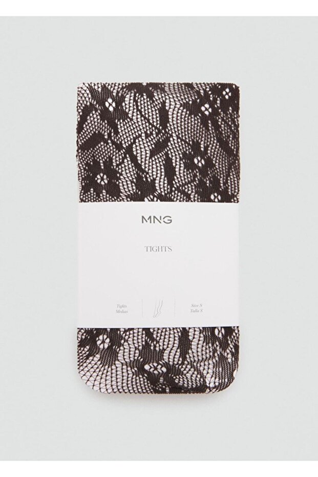 Dantel çiçekli çorap - 2