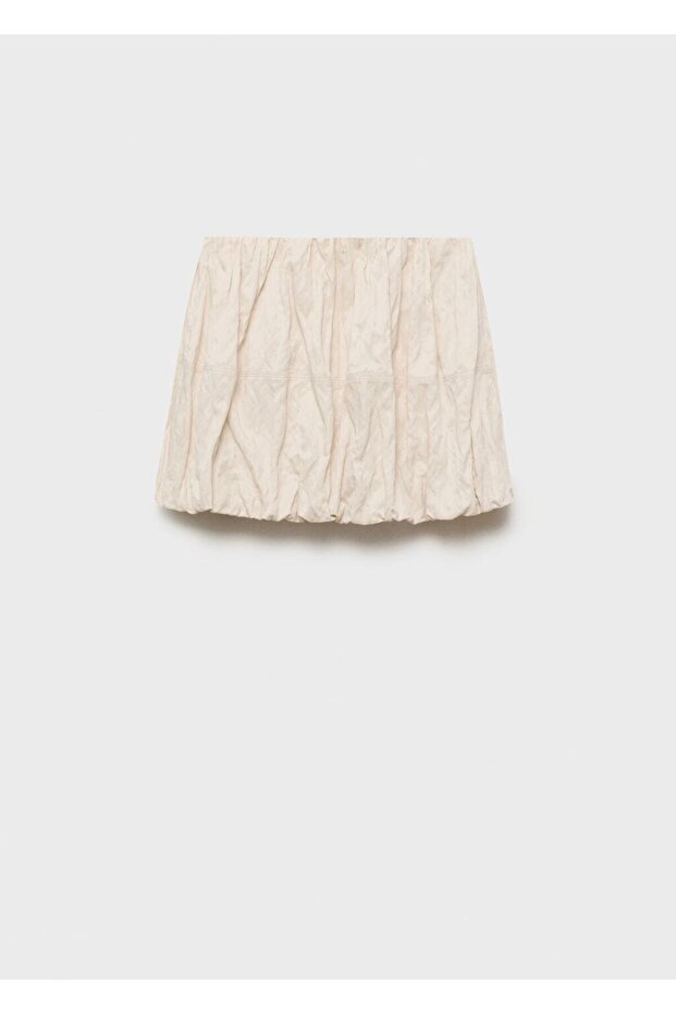 Kırışık görünümlü balon etek - 3