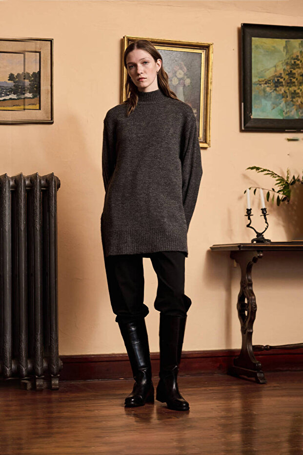 ANTRASİT SOFT KAZAK - 4